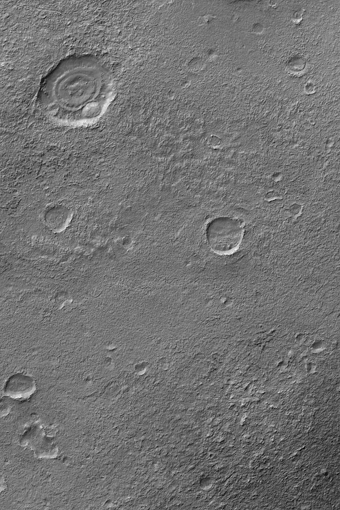 Exhumed Craters near Kaiser