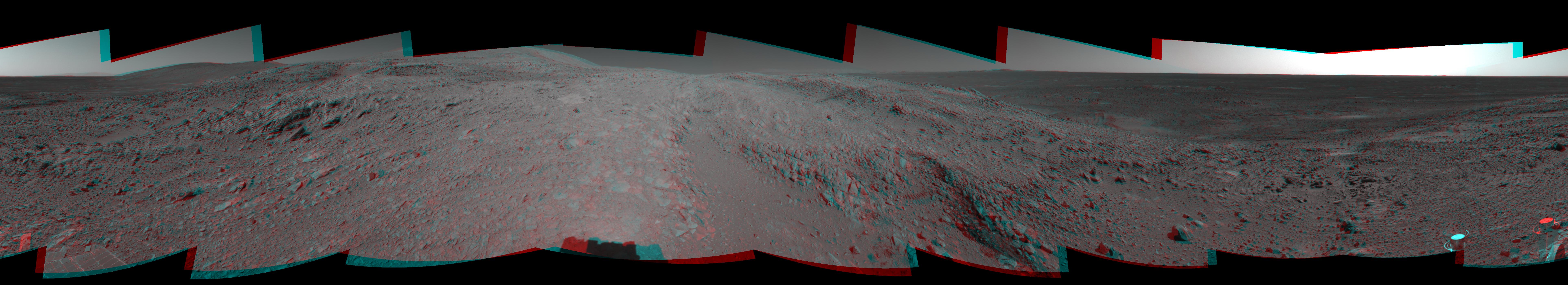 Spirit View of Columbia Hills 3-D