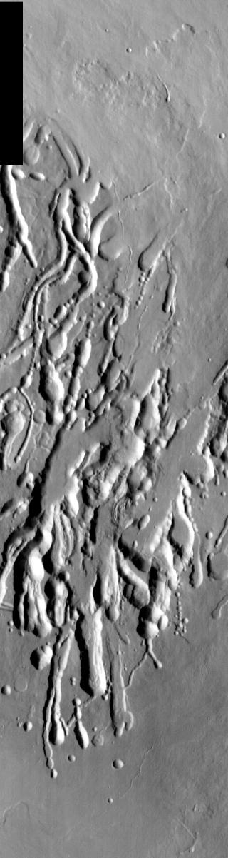 Arsia Mons Collapse Pits in IR