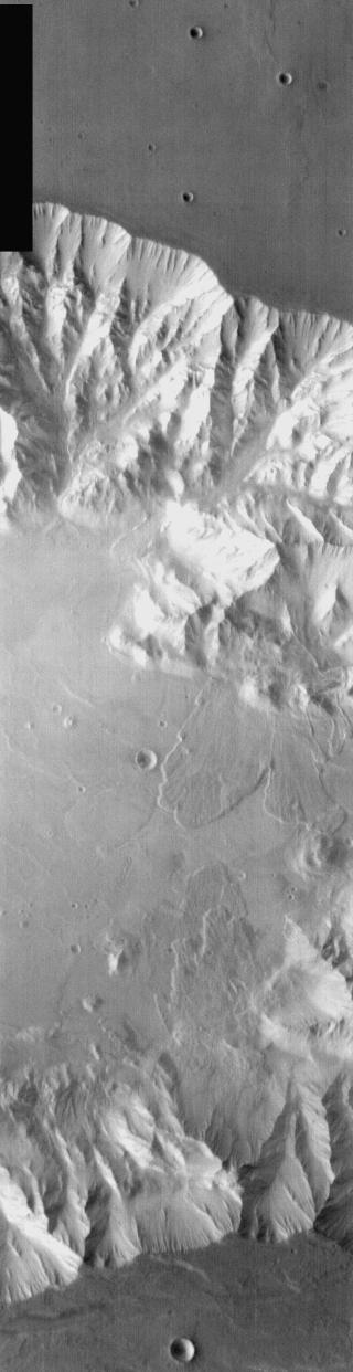 Coprates Chasma Landslides in IR