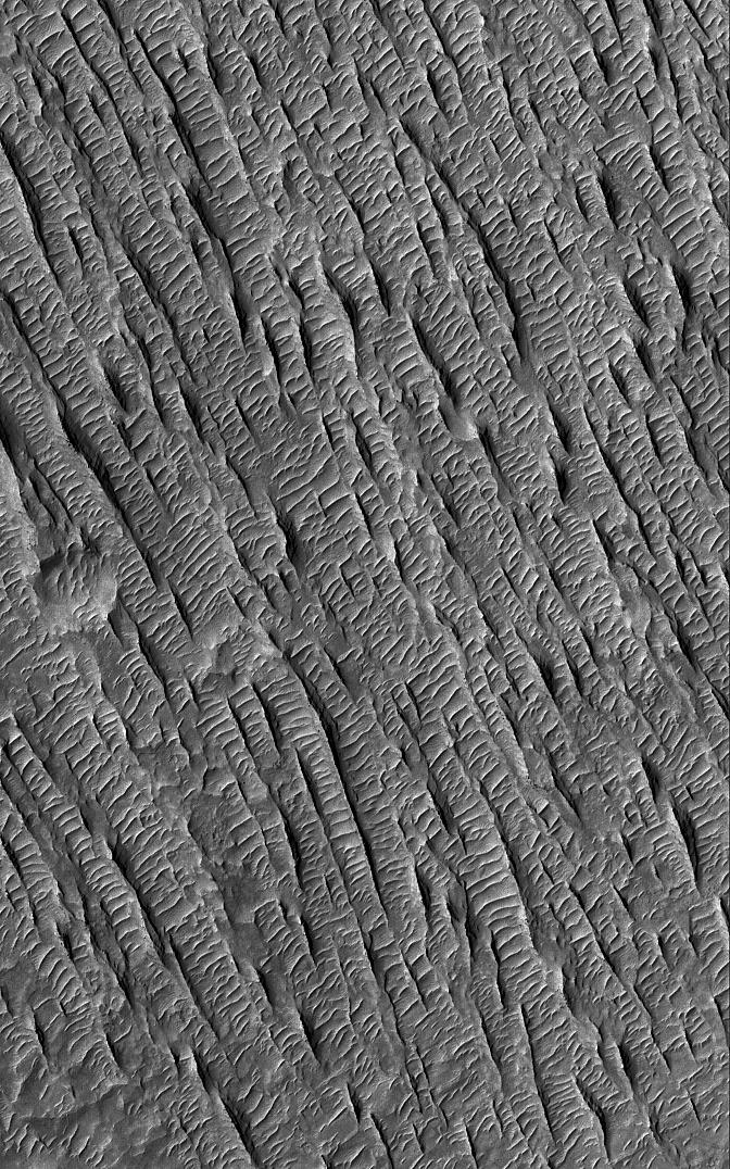 Yardangs in Aeolis