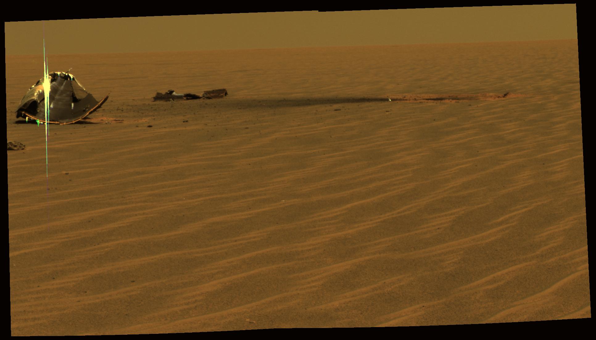 Heat Shield in Pieces