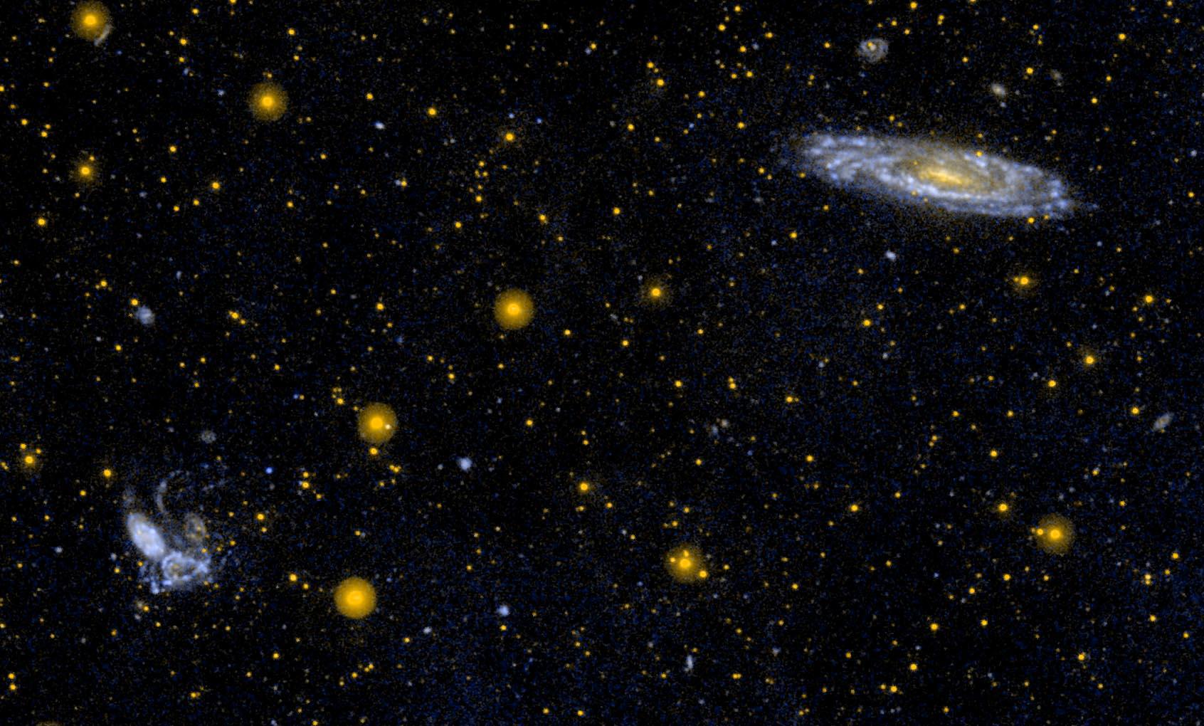 Interacting Group of Galaxies Known as Stephan Quintet