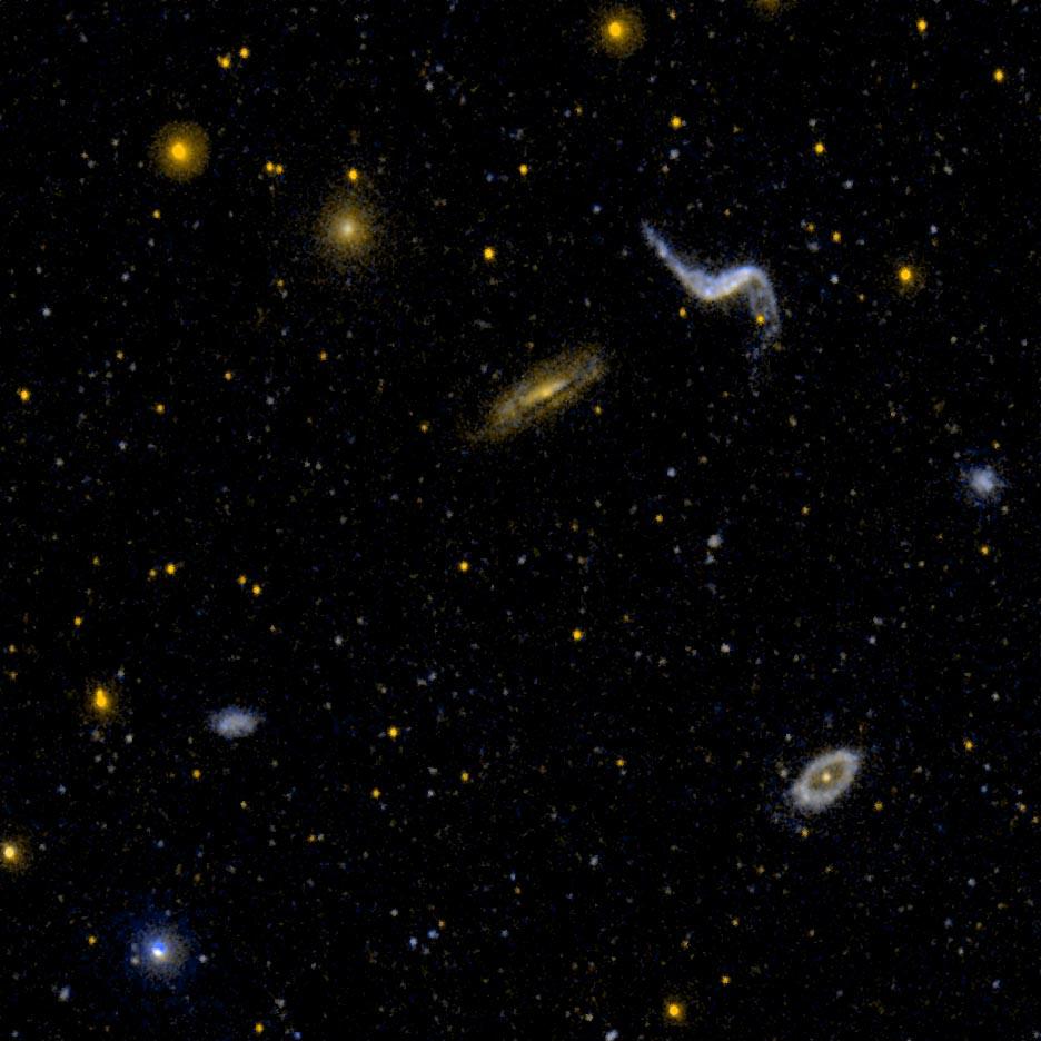 Diverse Group of Galaxy Types, NGC 3190 Field