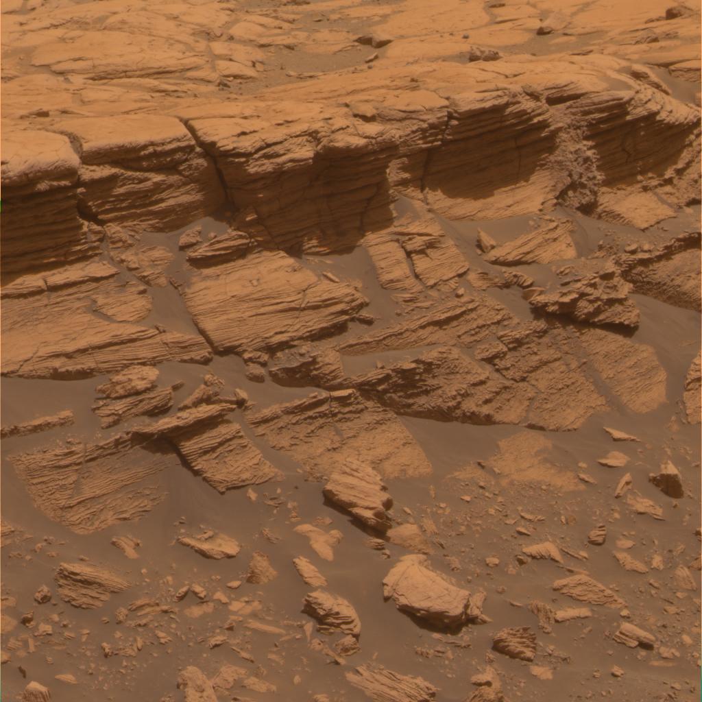 Stack of Layers at Payson in Meridiani Planum