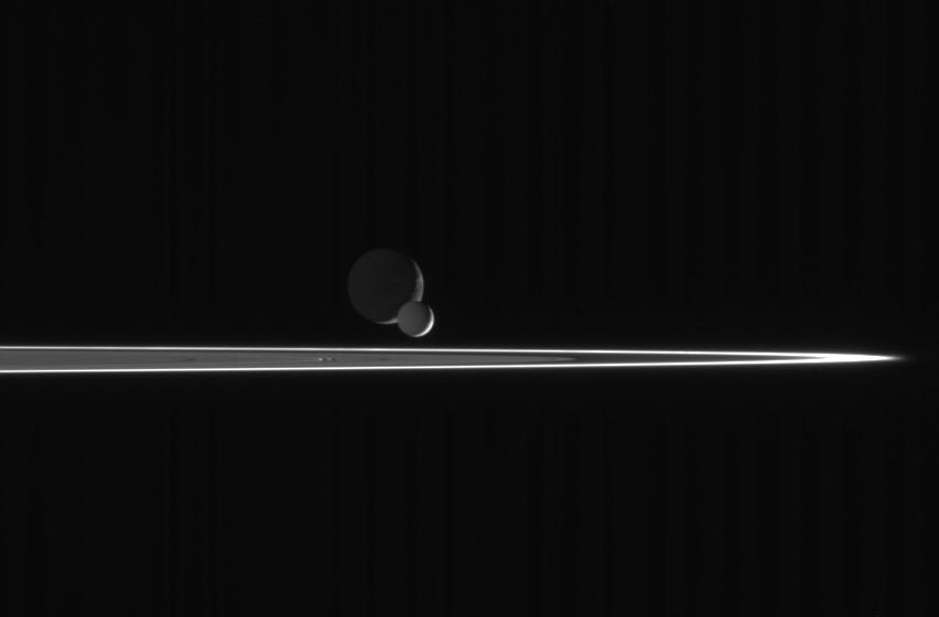 Enceladus Races Onward
