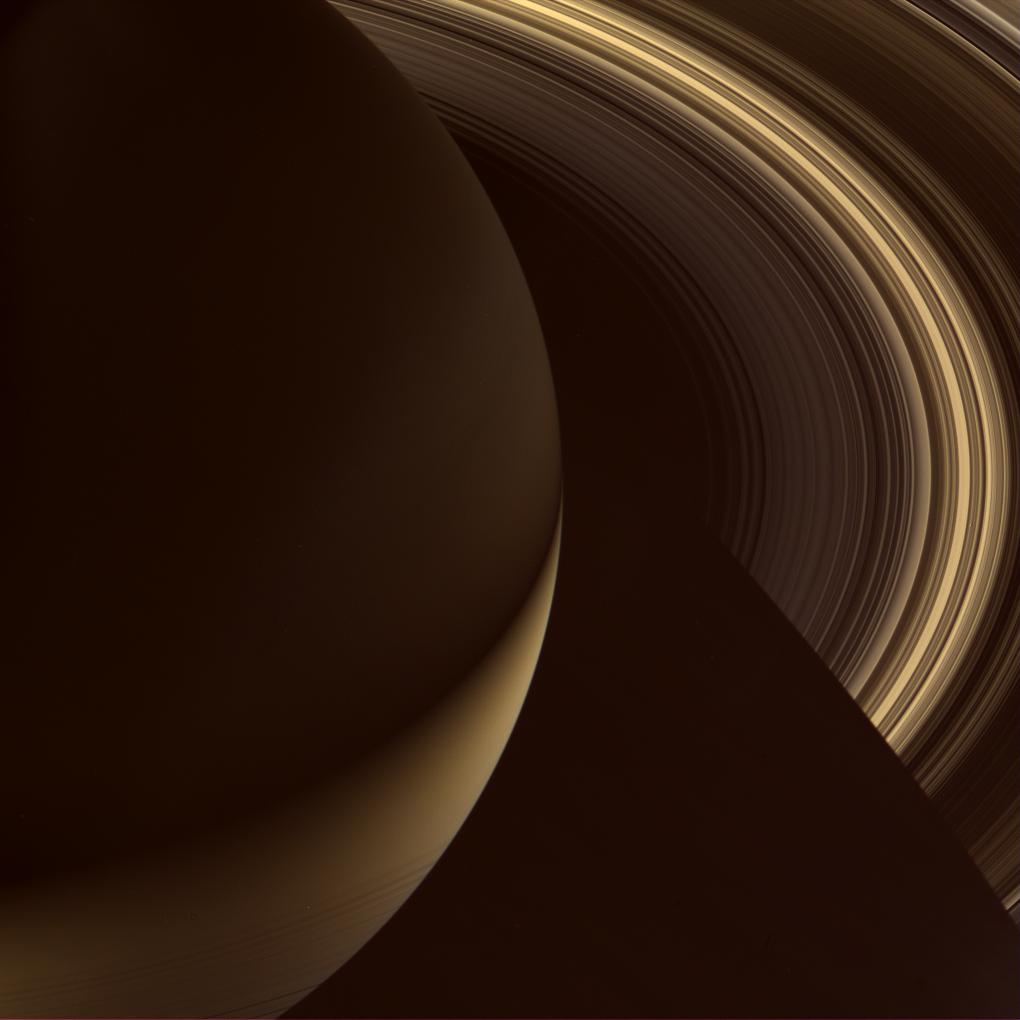 Golden Night on Saturn