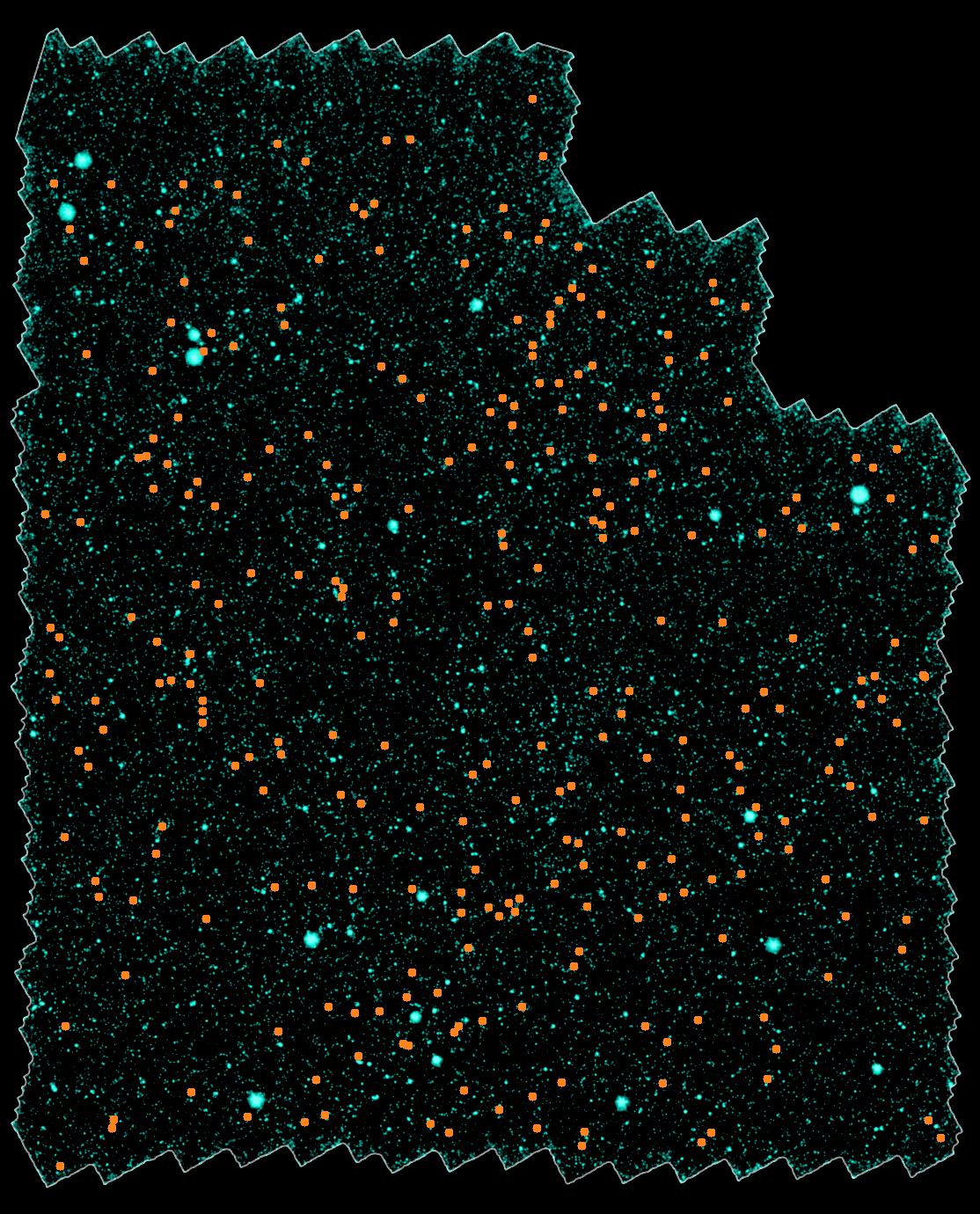 Galaxies Gather at Great Distances