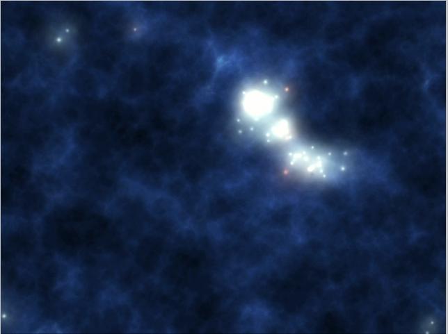 Stars Spring up Out of the Darkness Artist Concept