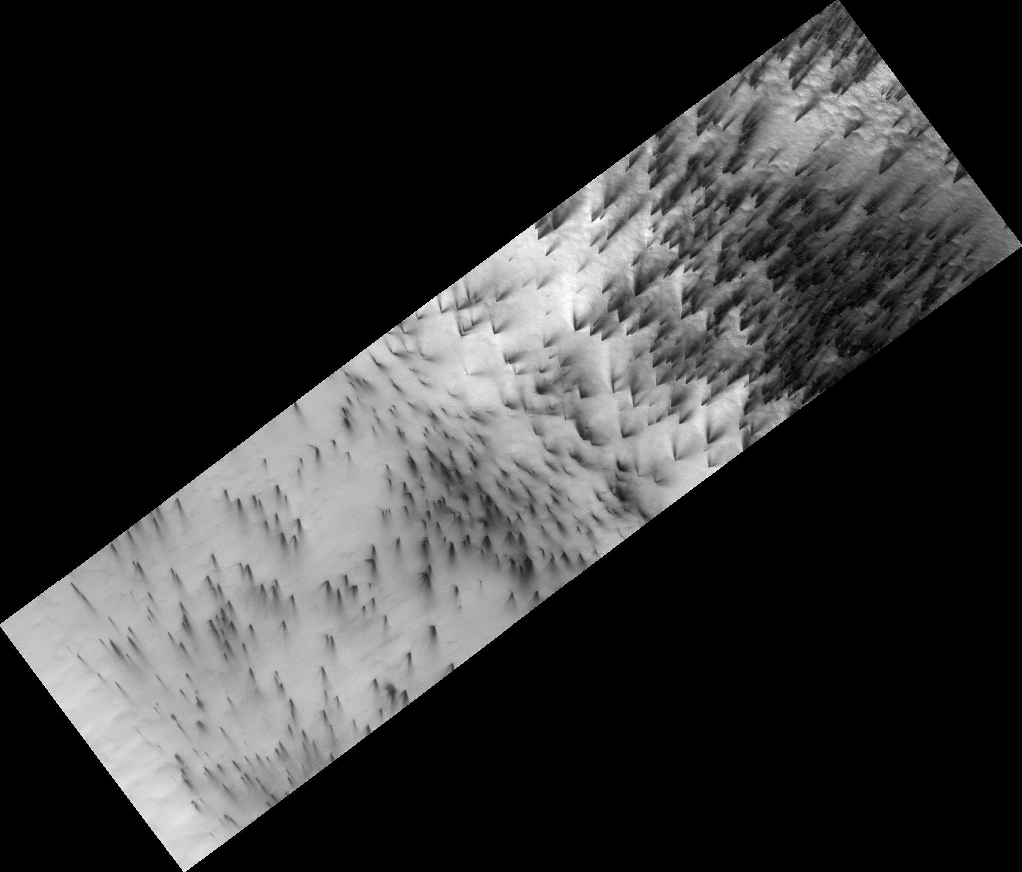Dry Ice Etches Terrain