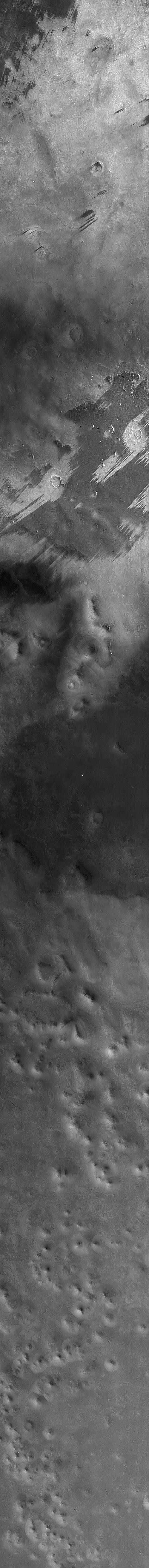 Context Camera View in Phoenix Landing Region in Martian Arctic