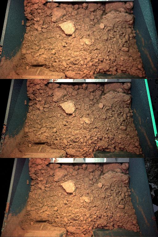 Color Views of Soil Scooped on Sol 9