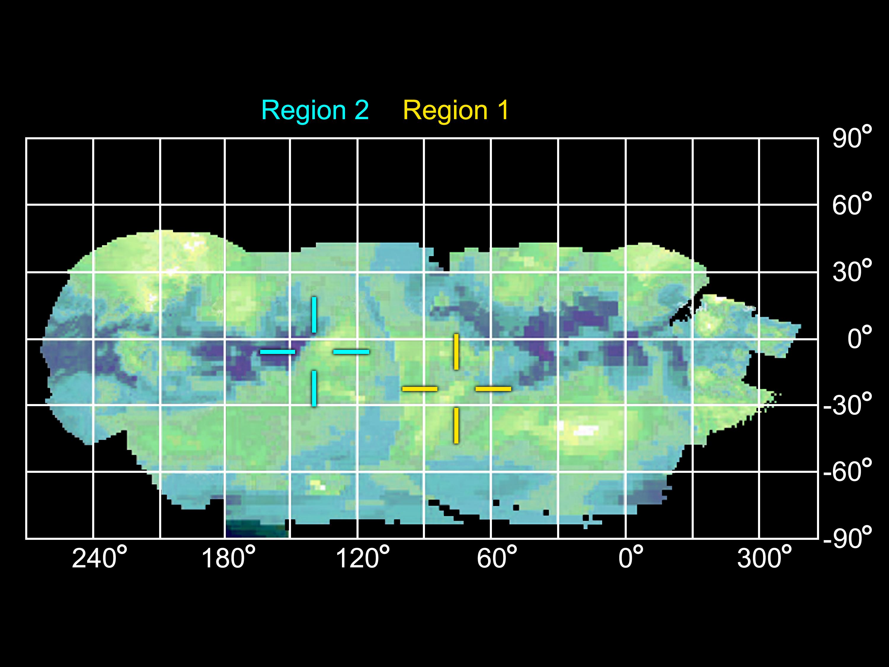 Infrared Map of Titan Active Regions