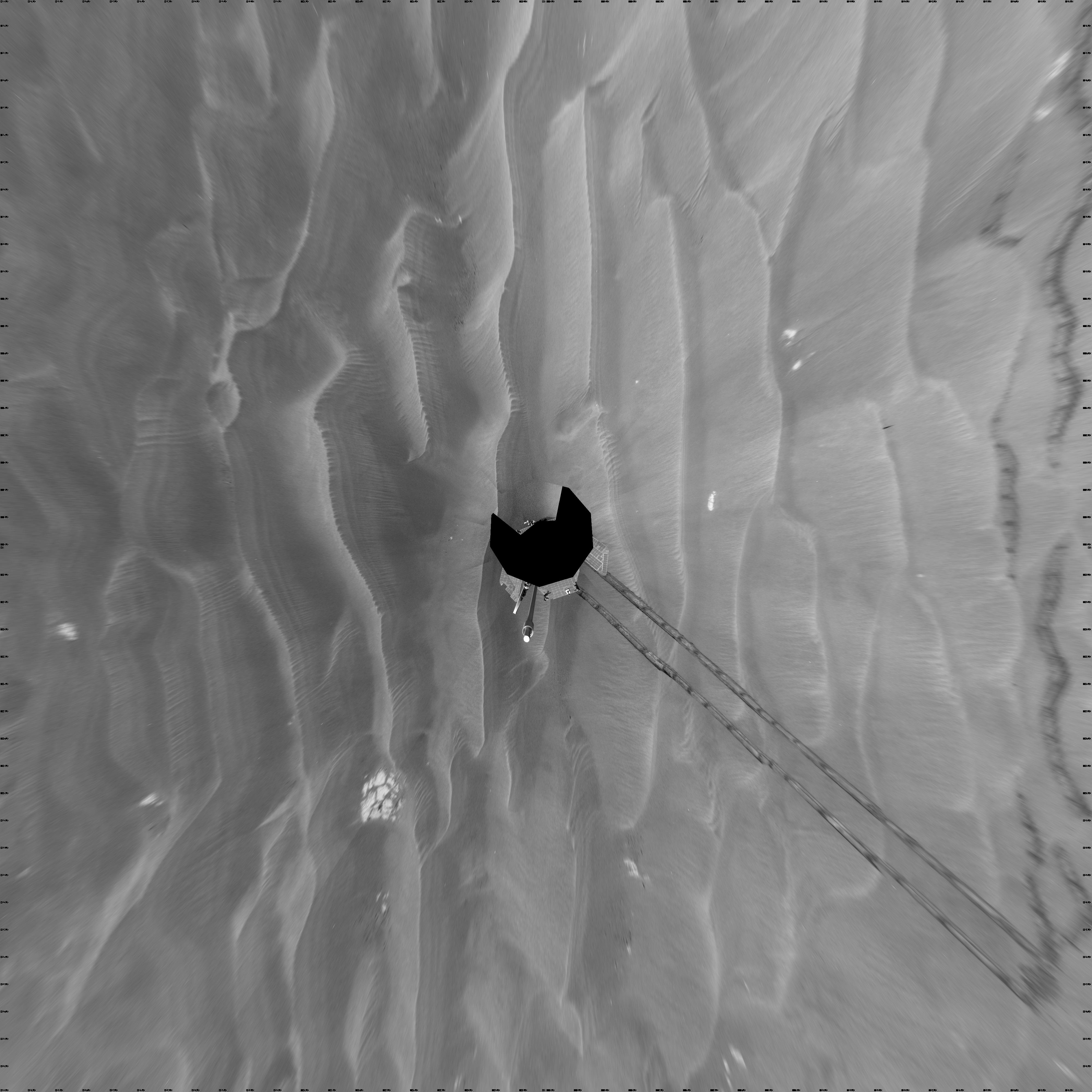 Opportunity Surroundings After Sol 1820 Drive Vertical