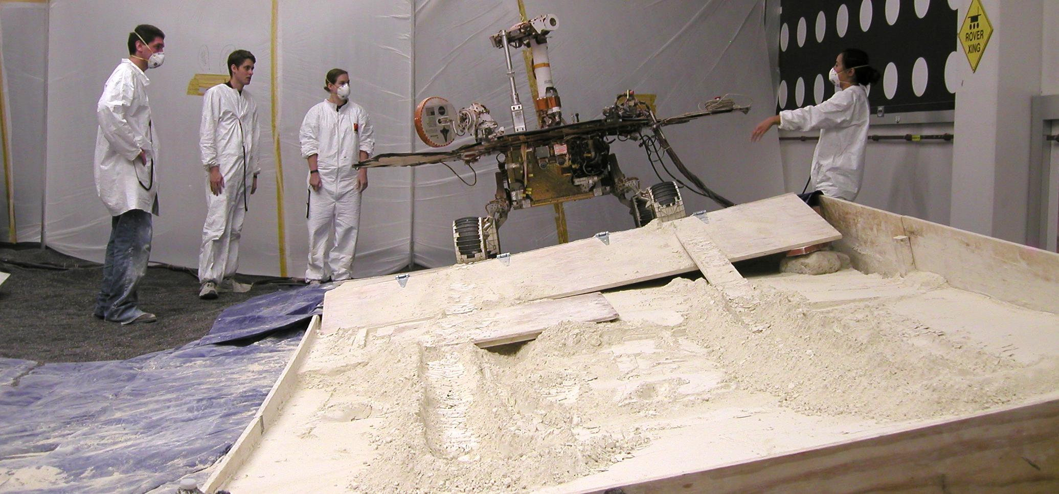 Sandbox Tracks from Rover Testing