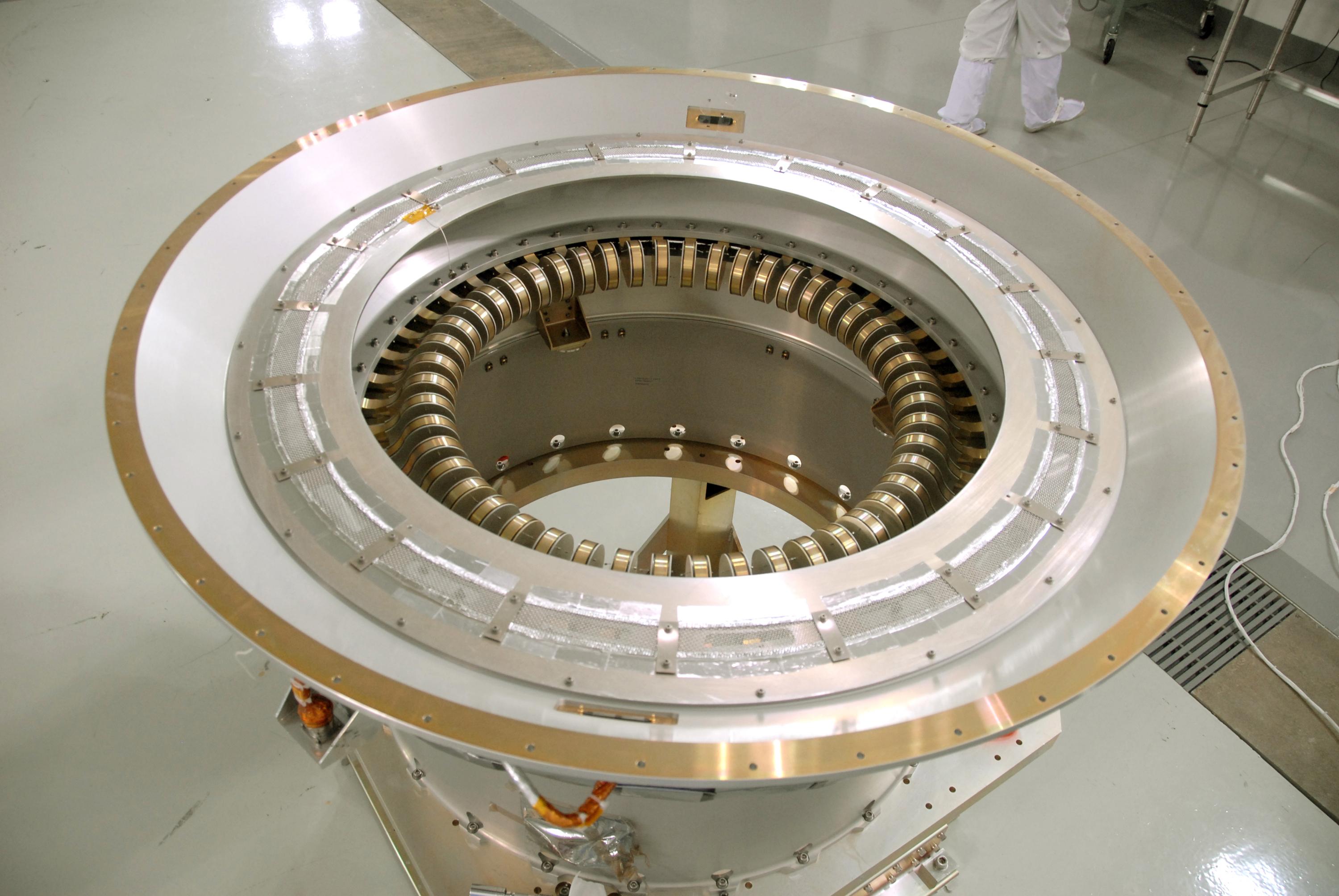 View of Flexure Springs on NASA WISE Spacecraft