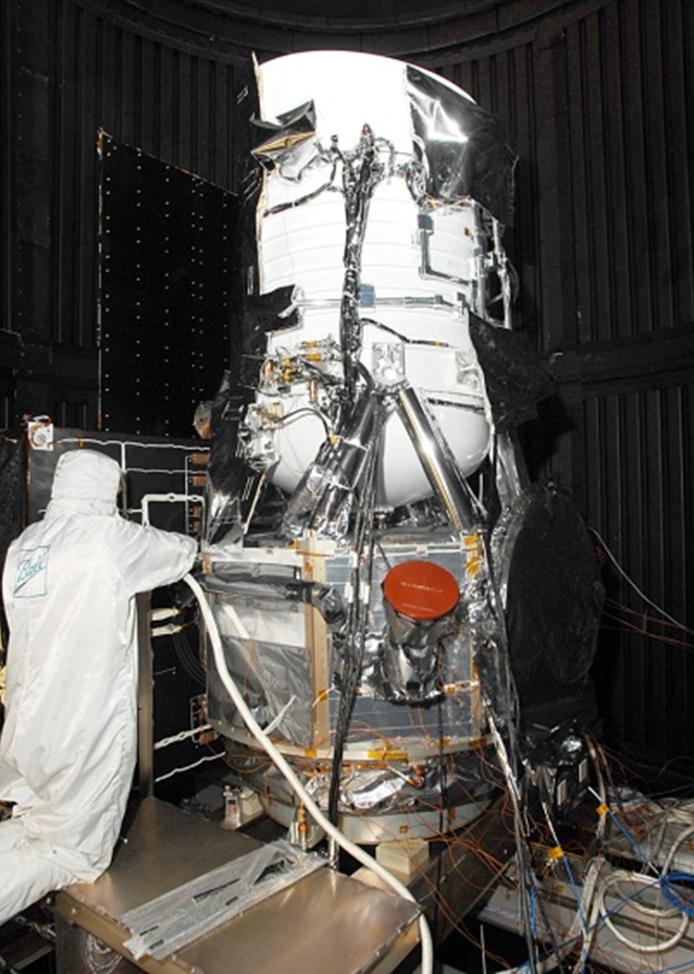 WISE Spacecraft in Clean Room