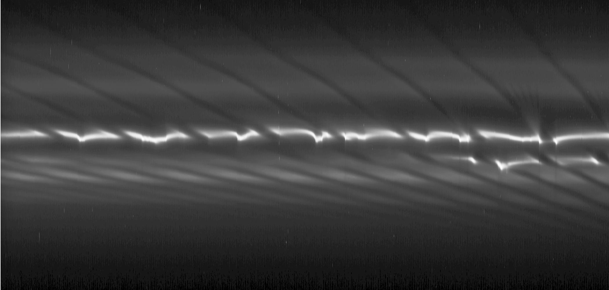 F Ring Bright Core Clumps