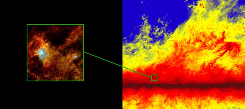 Milky Way Dust at Different Scales