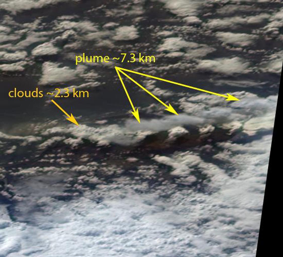 Ash from Eyjafjallajökull Volcano, Iceland Stretches over the North Atlantic