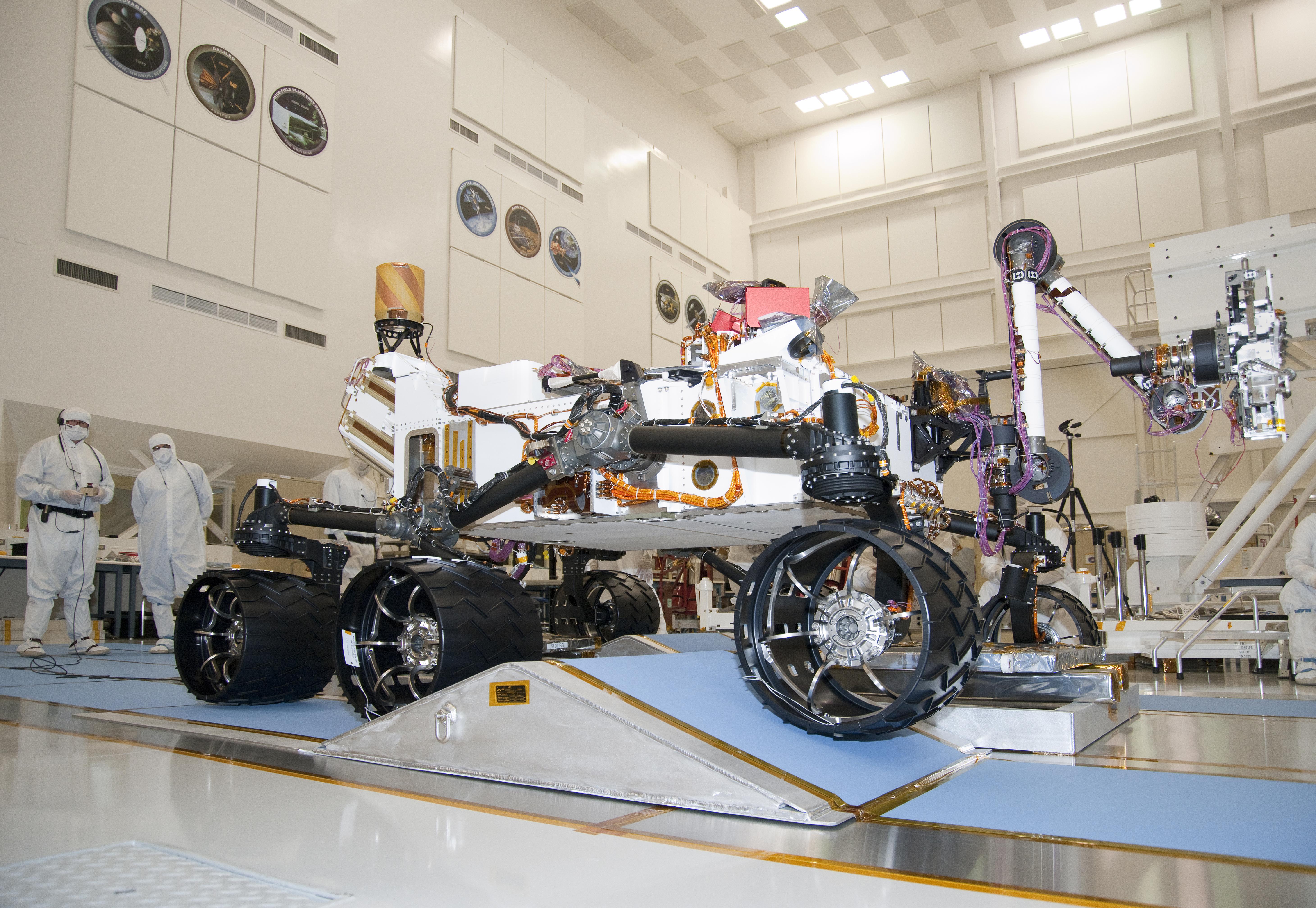 NASA Next Mars Rover on a Test Drive