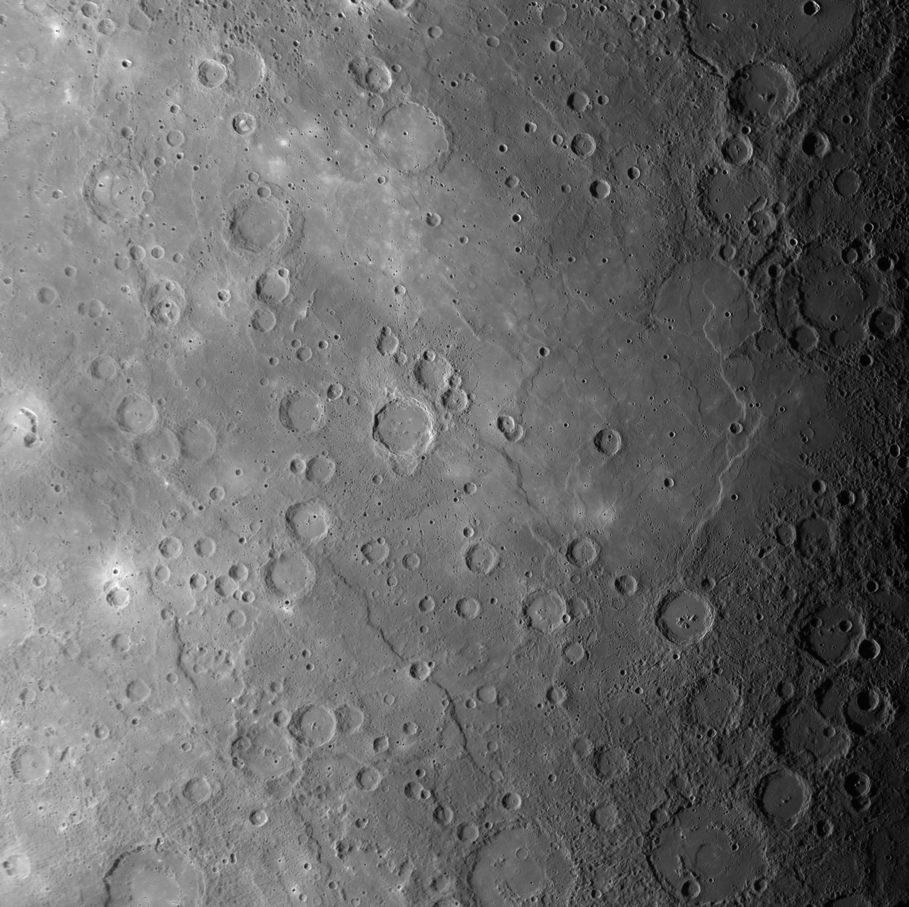 Mercury Vast Expanses of Smooth Plains