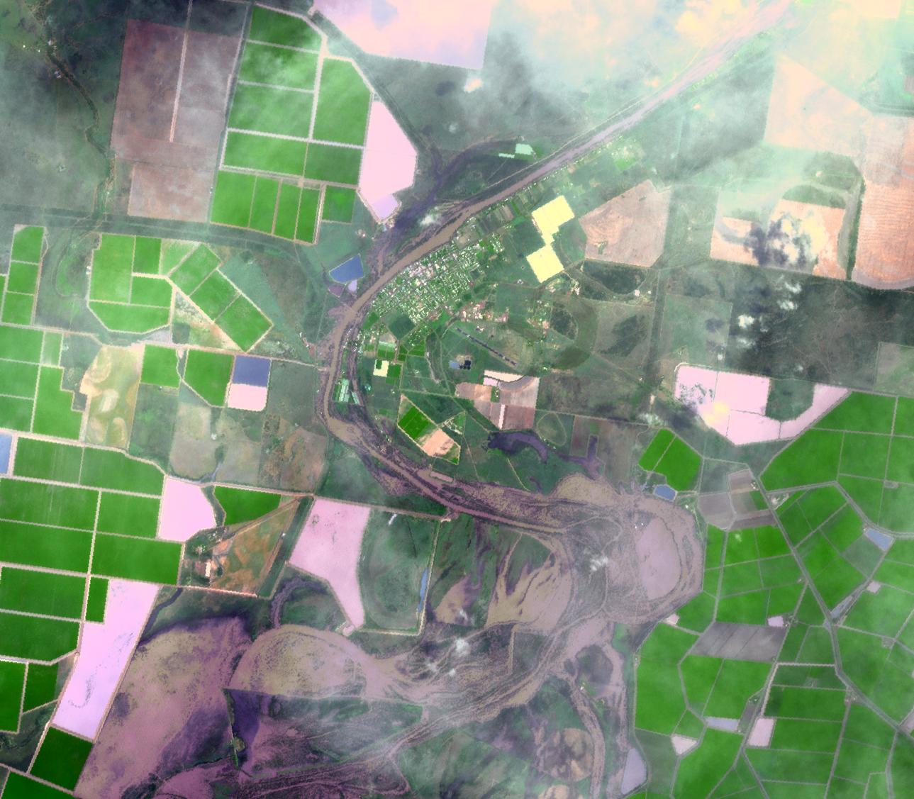 ASTER Images Continuing Flooding in Australia