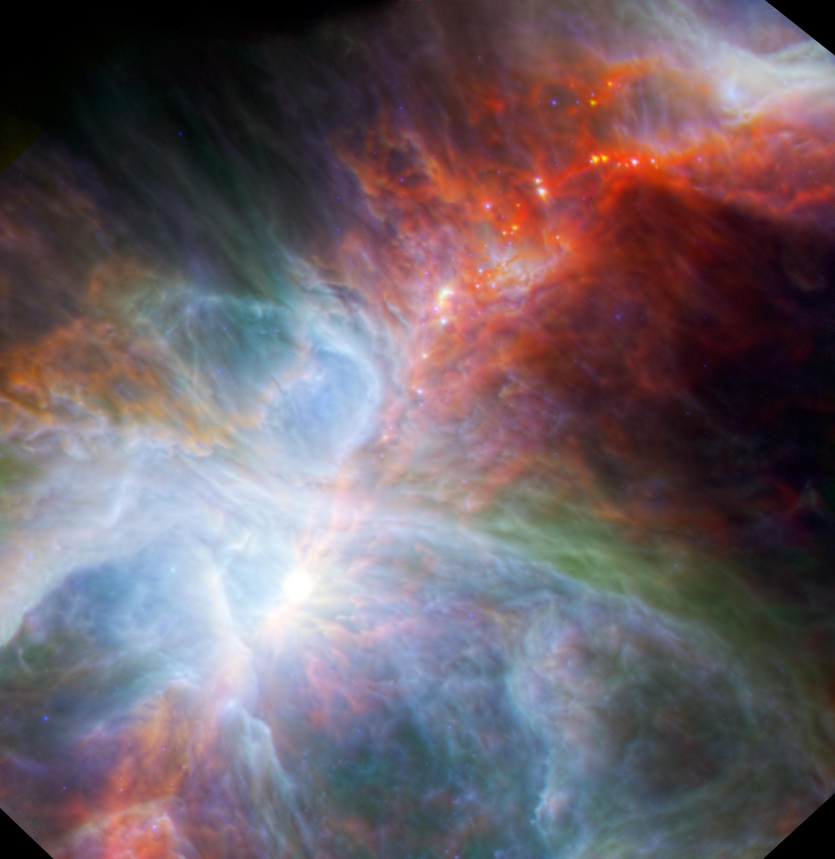 Orion Rainbow of Infrared Light