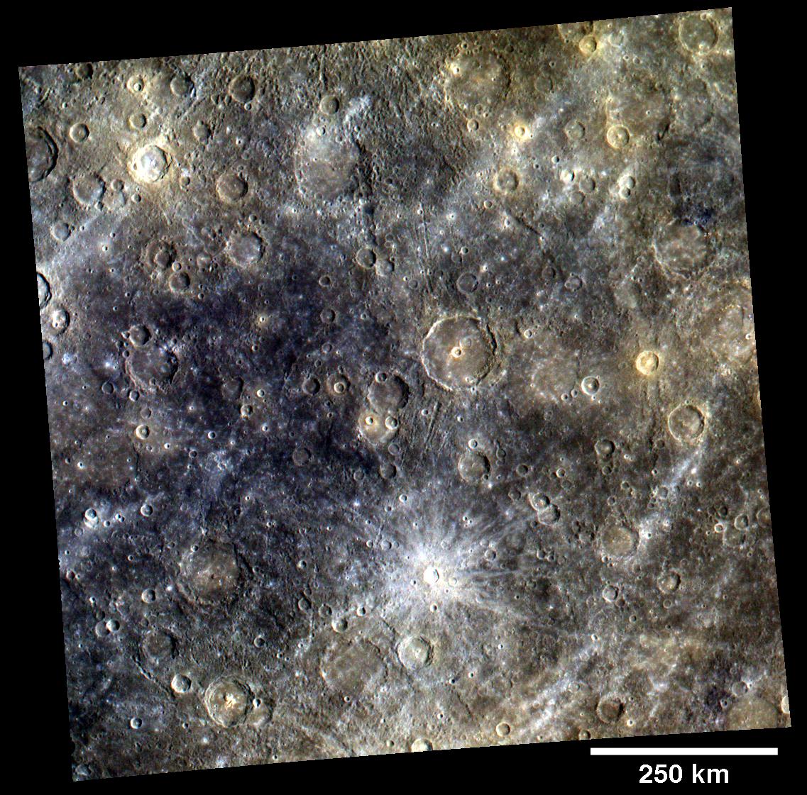 Mapping Mercury Surface in Color