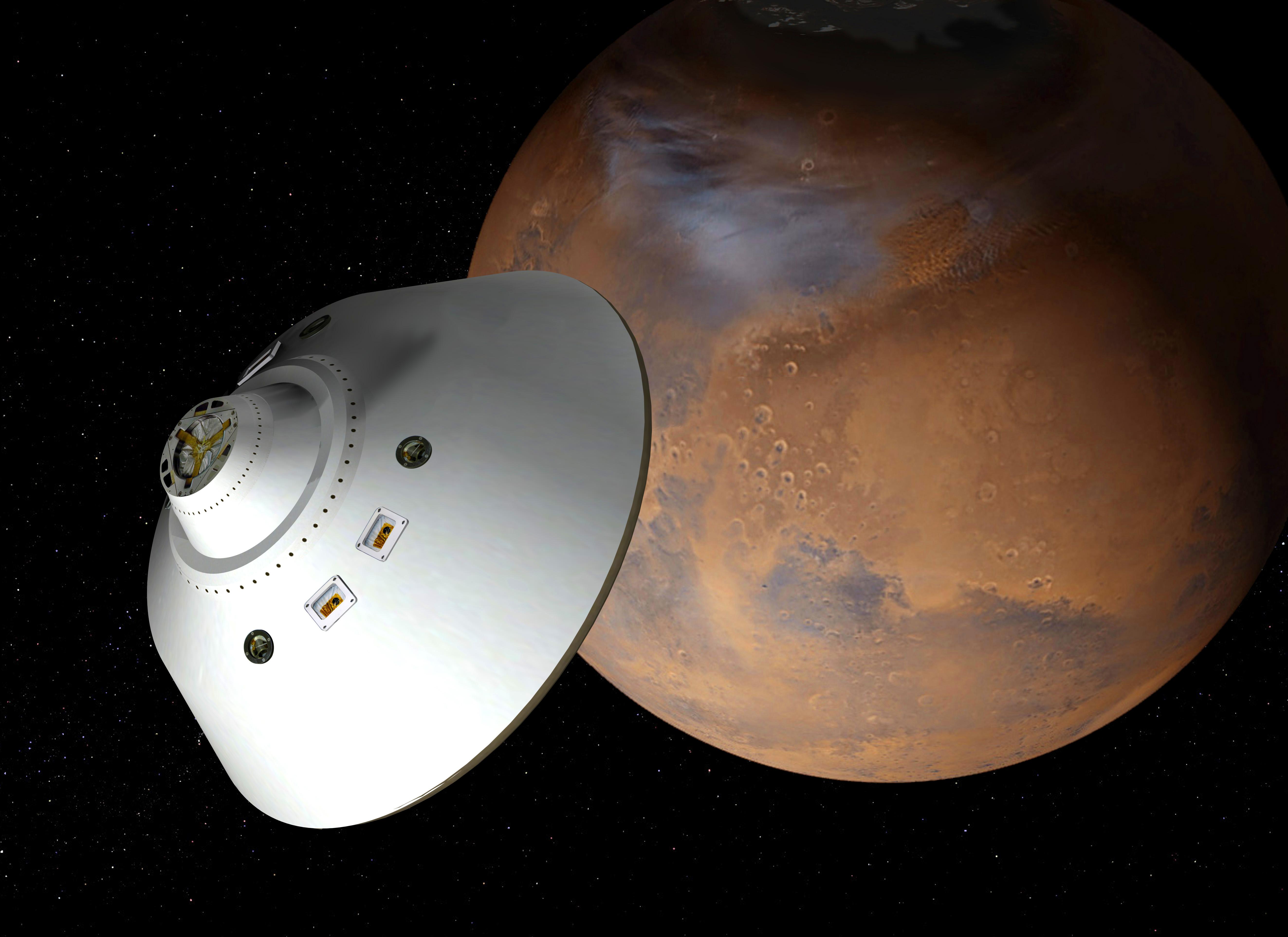 Mars Sample Return Spacecraft Before Arrival Artist Concept