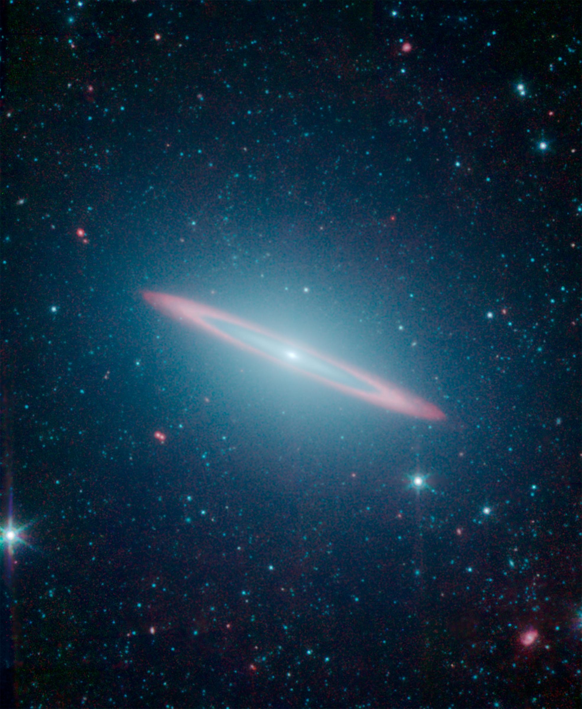 The Sombrero Galaxy Split Personality
