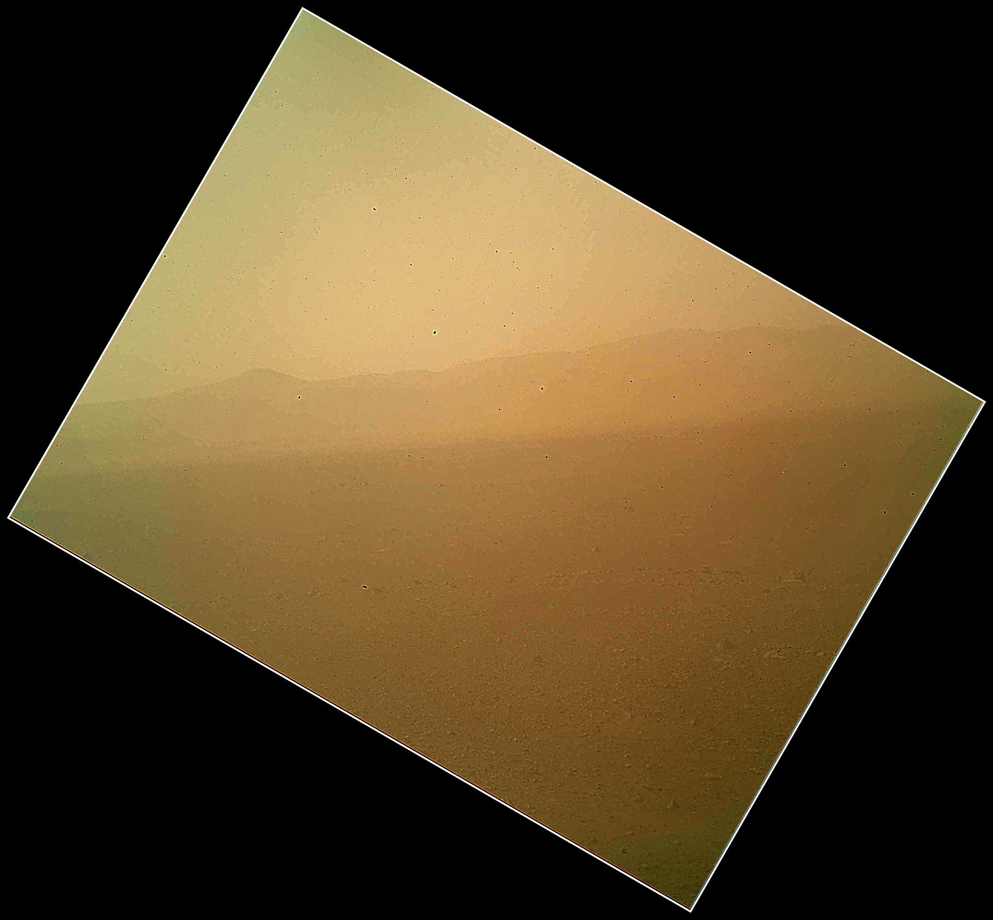 First Color Landscape Image of Mars from Curiosity