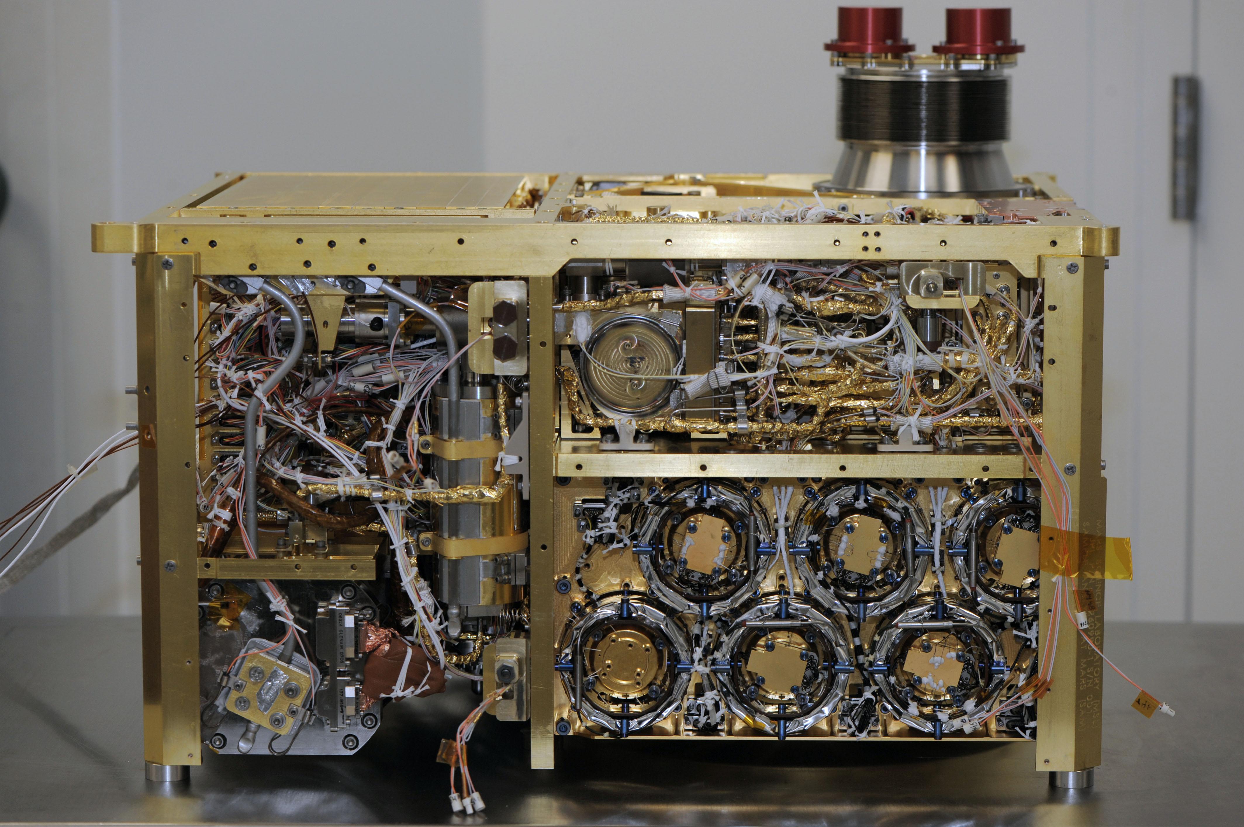 Sample Analysis at Mars Instrument, Side Panels Off