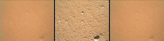 Martian Ground Seen by Arm Camera With and Without Dust Cover Thumbnails