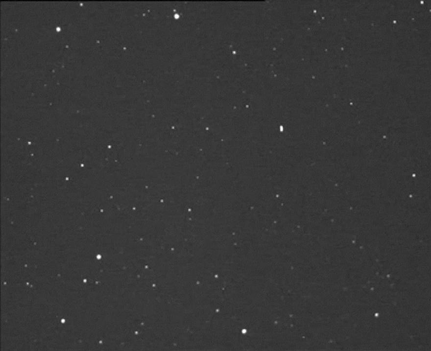 Outbound Near-Earth Asteroid, as Seen from Spain