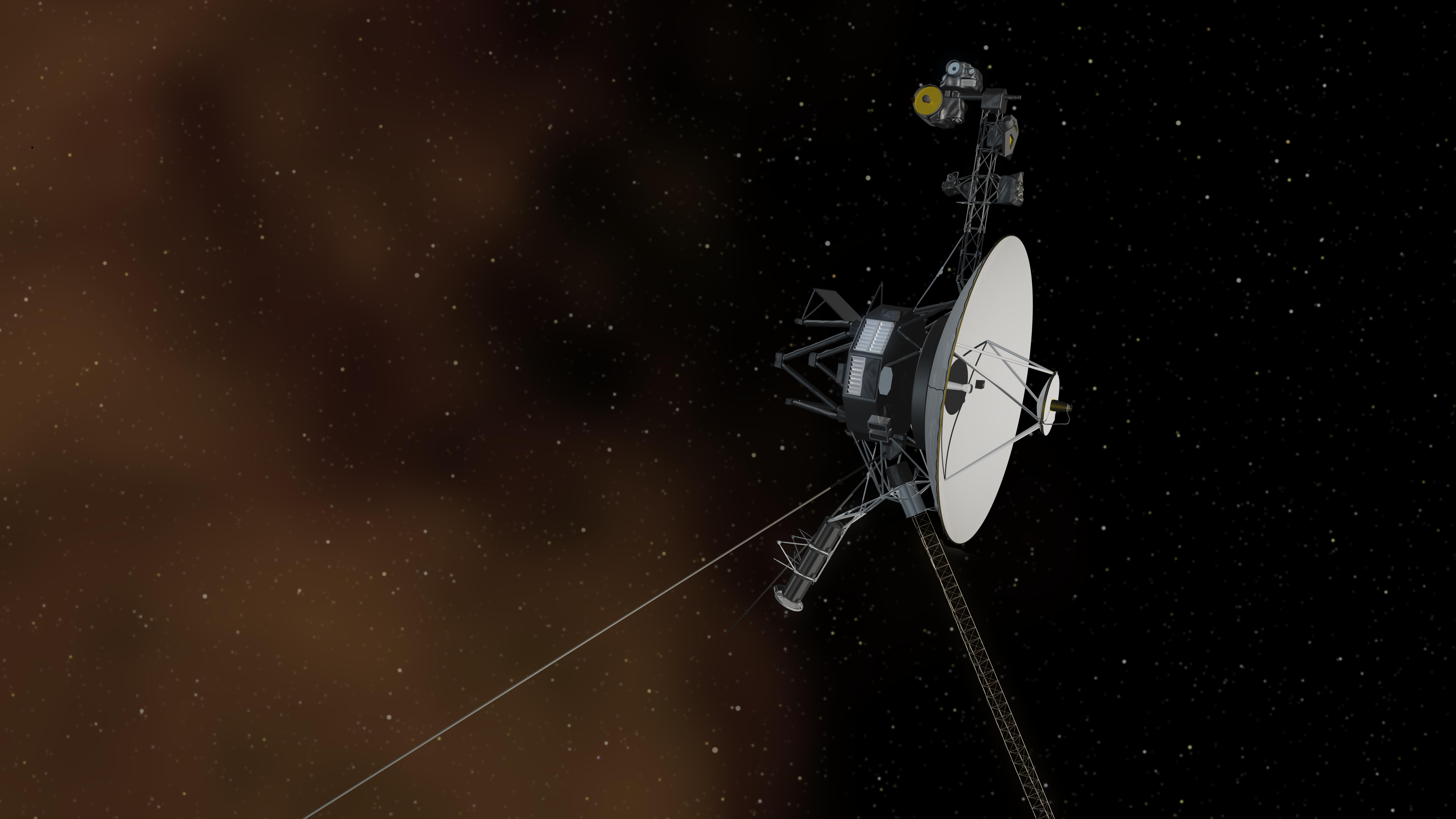 Voyager 1 Entering Interstellar Space Artist Concept