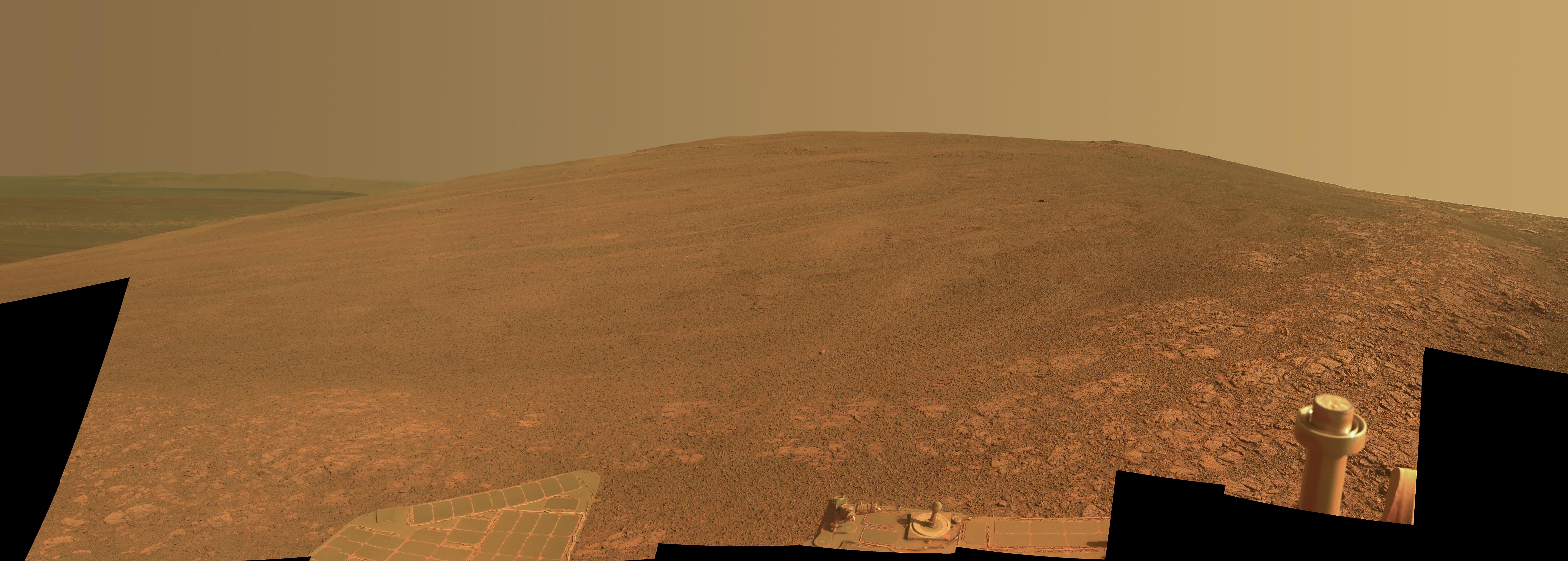 Murray Ridge on Rim of Endeavour Crater on Mars