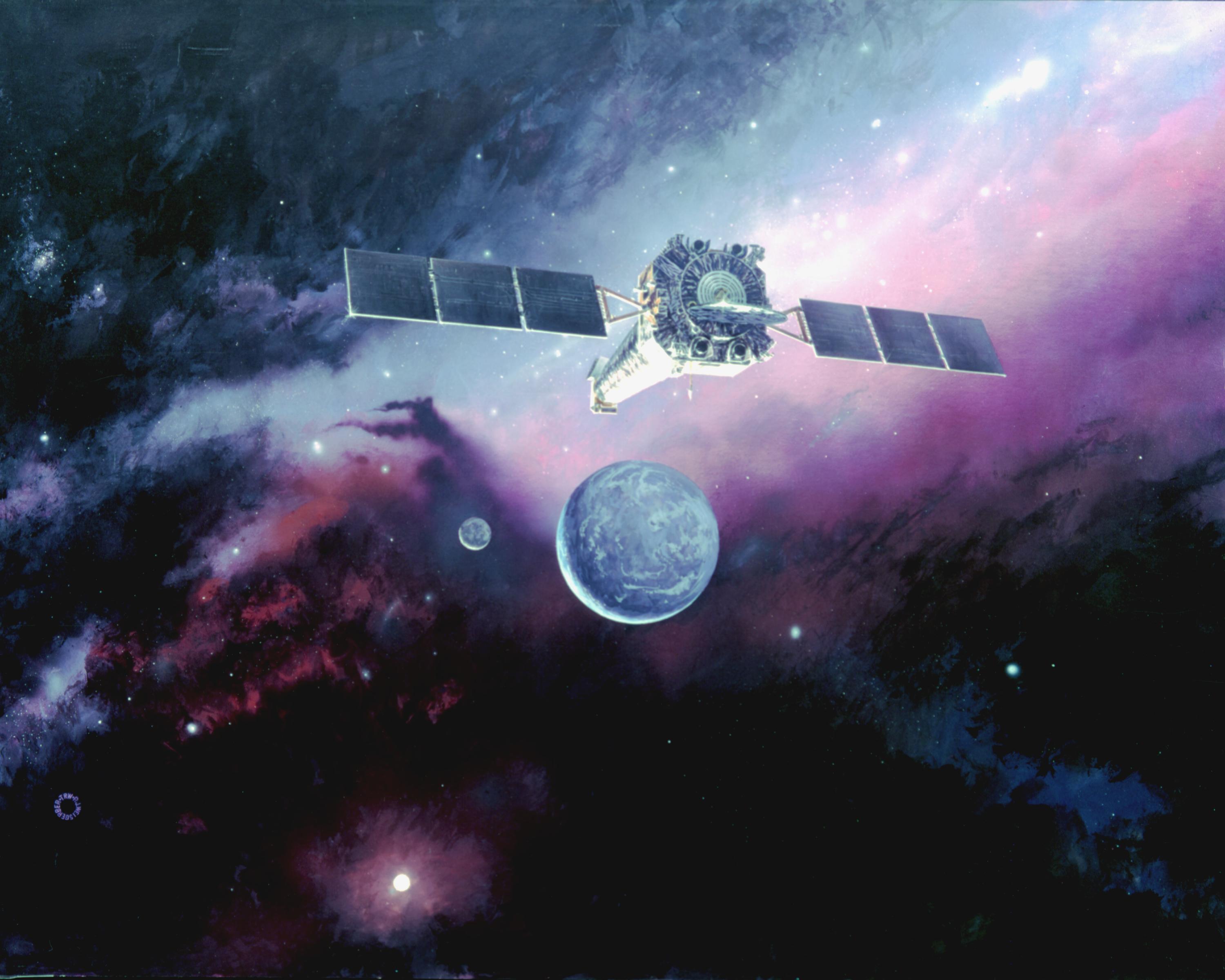 Chandra Spacecraft in Orbit Artist Concept