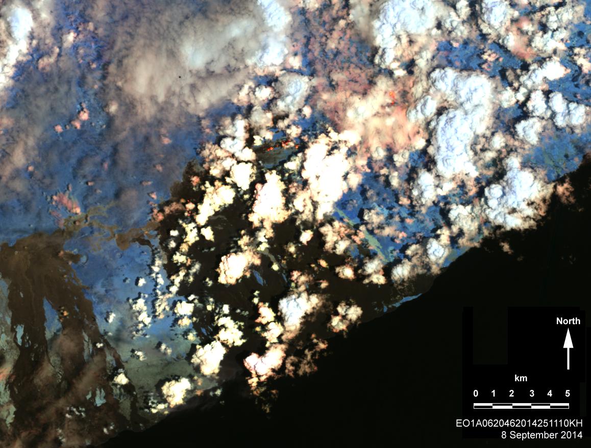 Hawaii Lava Threat Closely Monitored by NASA EO-1 Spacecraft