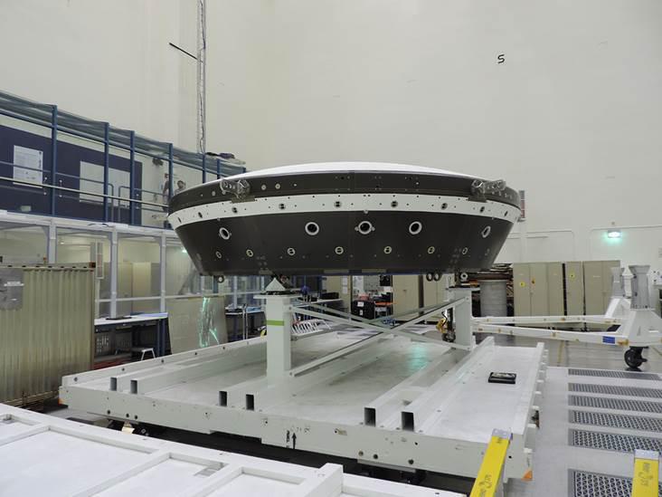 LDSD Flight Test Vehicle 2 in Cleanroom