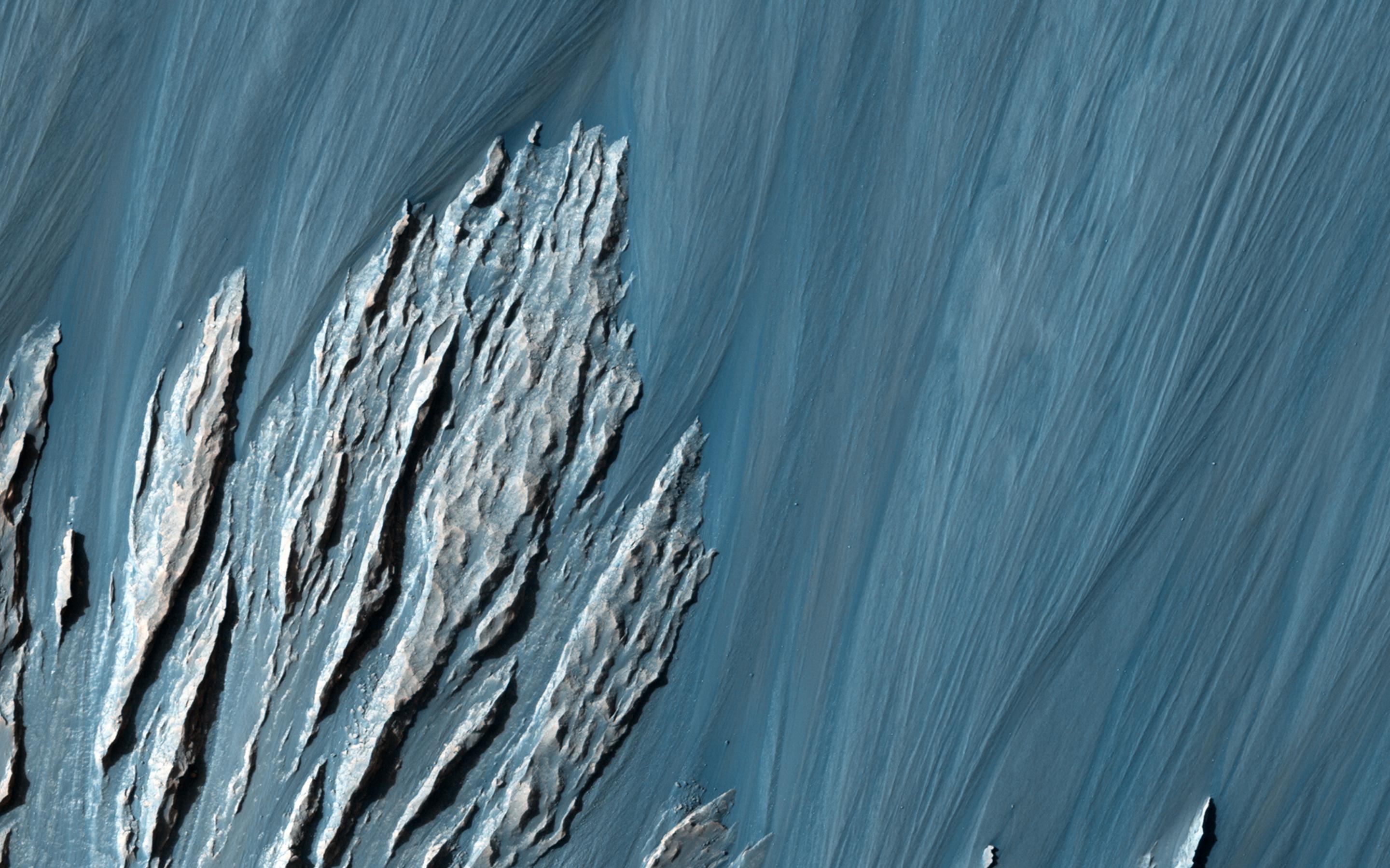 A Revealing Landslide in Hebes Chasma