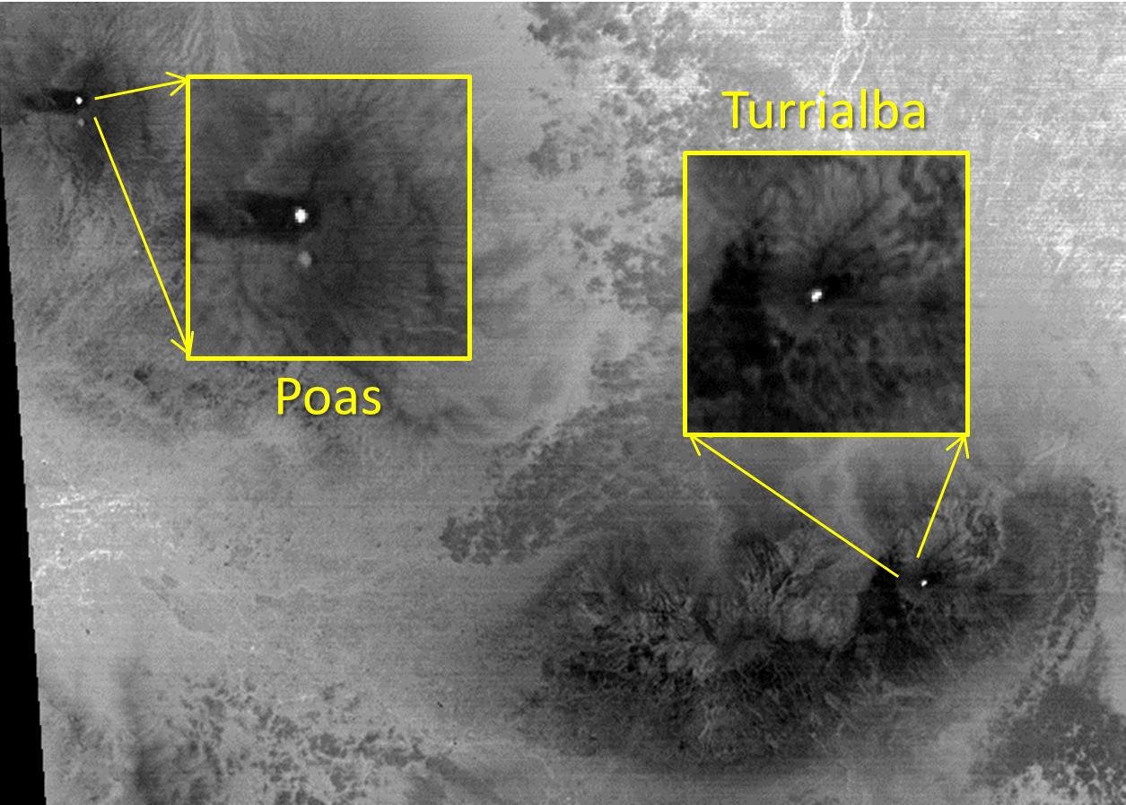 Costa Rica Turrialba Volcano, Continued Activity seen by NASA Spacecraft