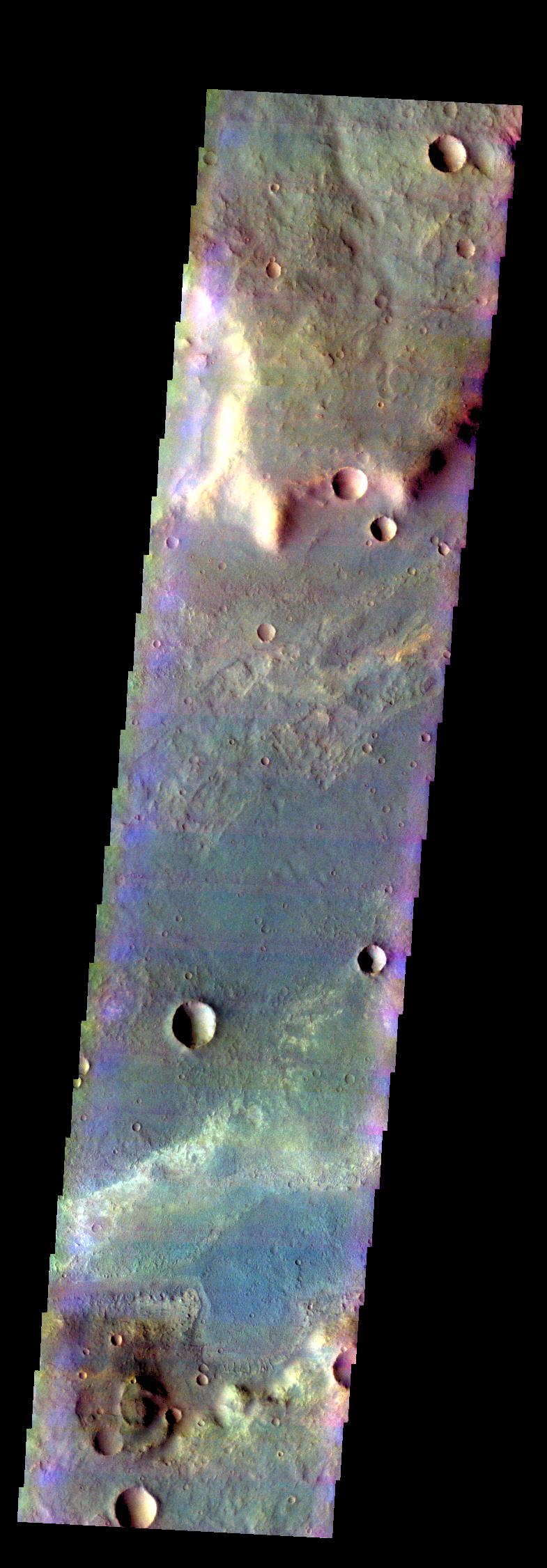 Terra Sabaea - False Color