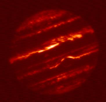 Jupiter Infrared Glow