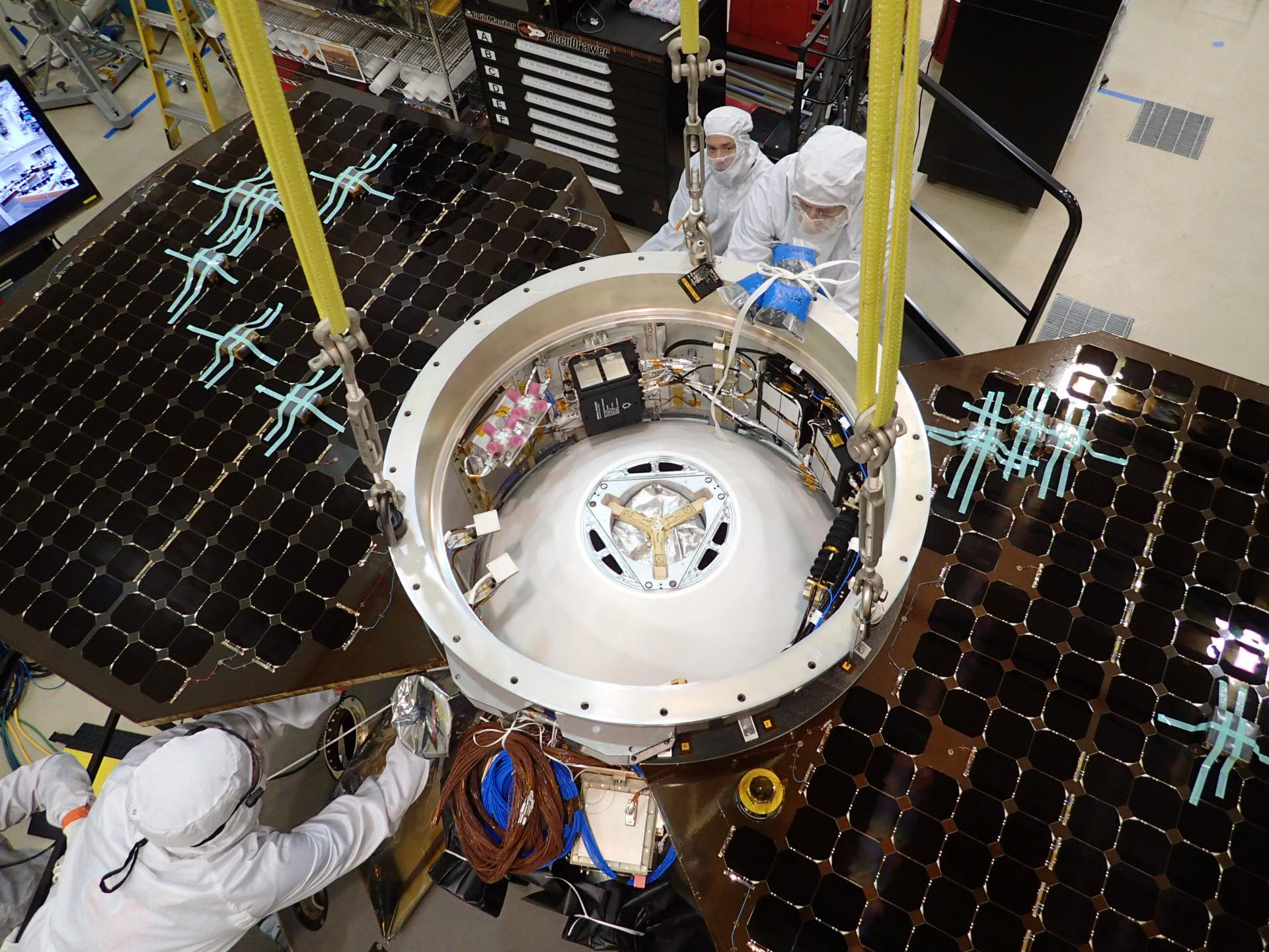 Top View of InSight Cruise Stage