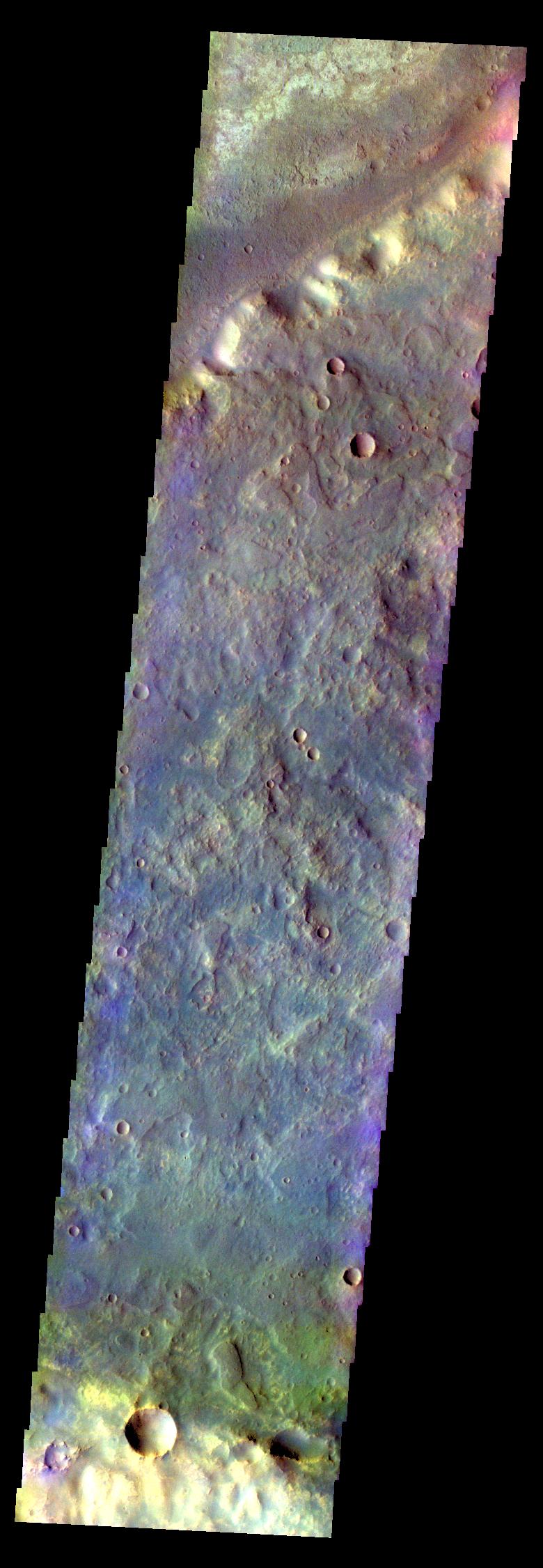 Terra Sabaea - False Color