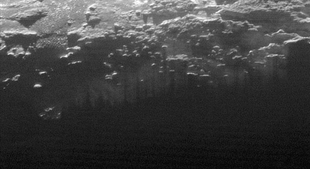 Near-Surface Haze or Fog on Pluto