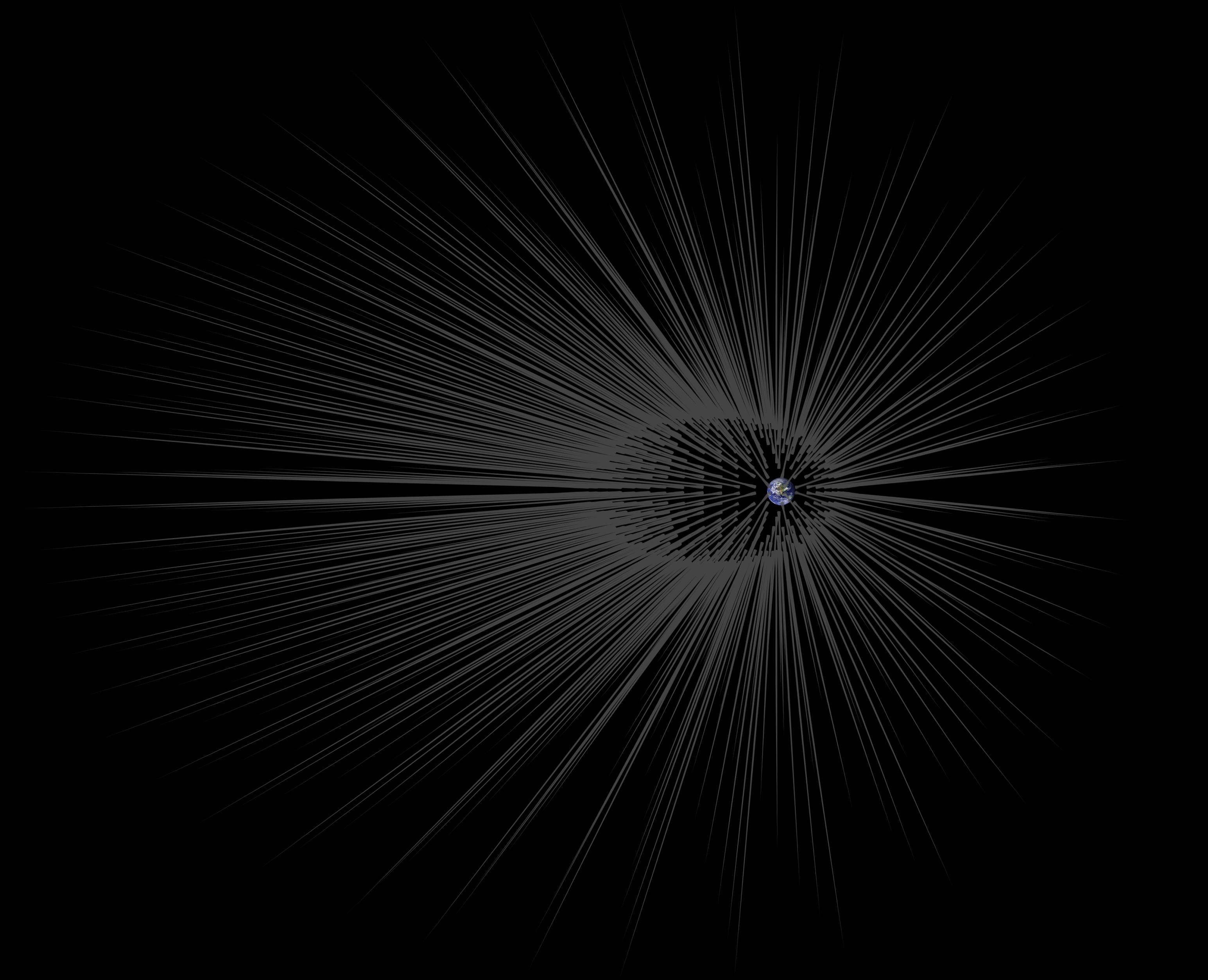Dark Matter Hairs Around Earth