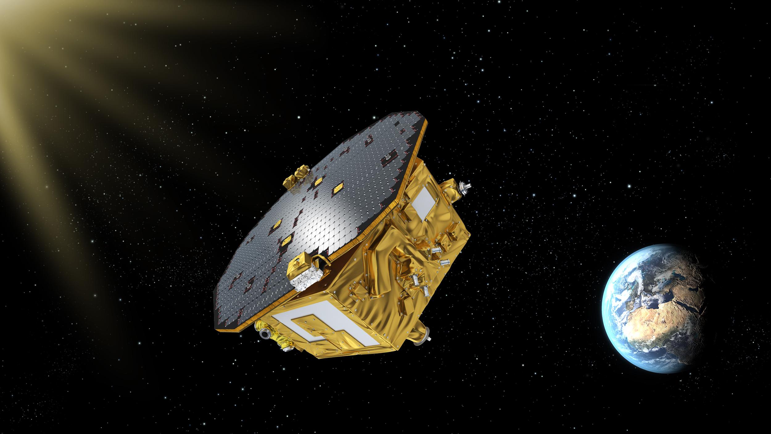 LISA Pathfinder Spacecraft Artist Concept