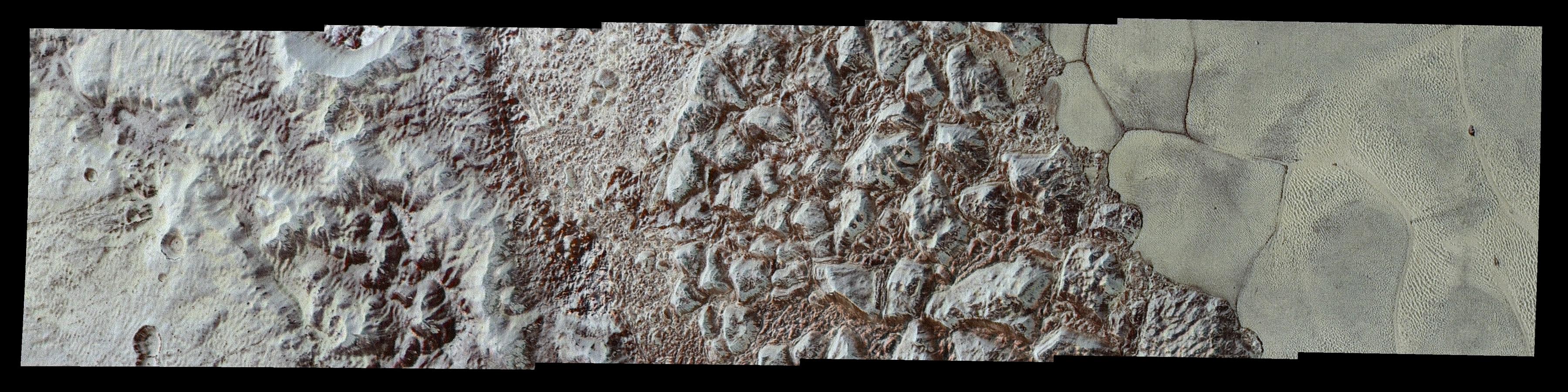 Pluto Close-up, Now in Color
